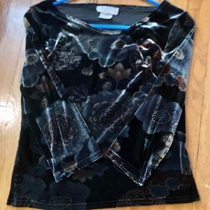 SOLD Vintage Velvet Top